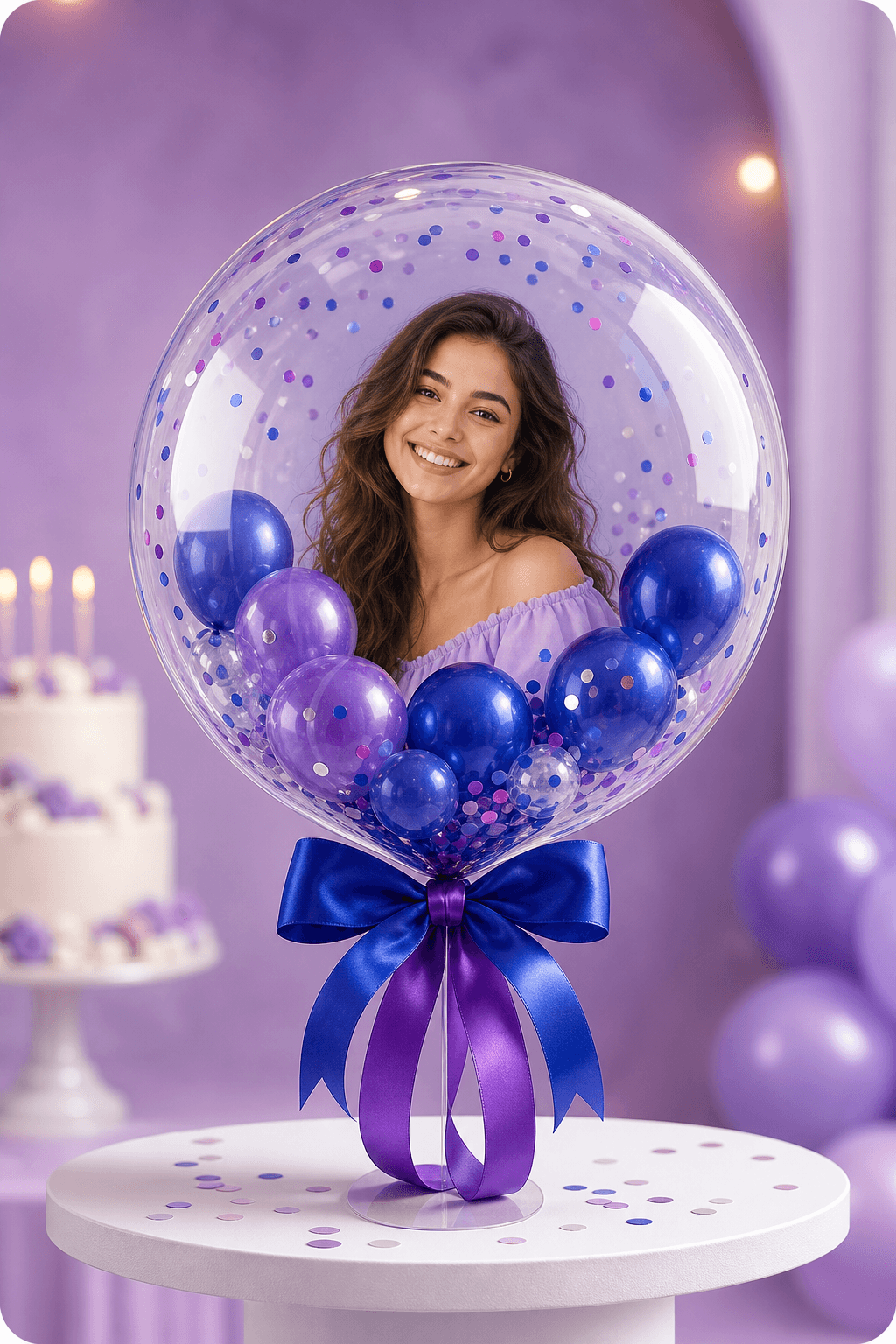 Birthdays personalized photo balloon
